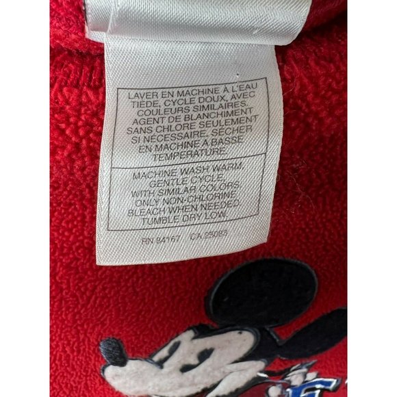 Disney Store Fleece Sweat Shirt Size L MICKEY Mouse Classic Character Since 1932 - Picture 3 of 7